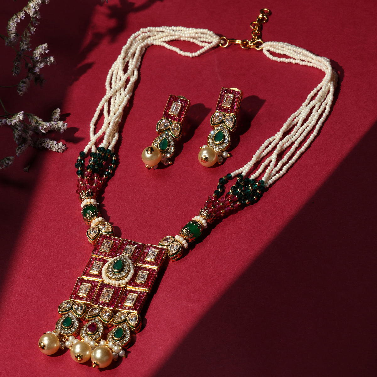 RAJWADA SHRINGAR KUNDAN NECKLACE