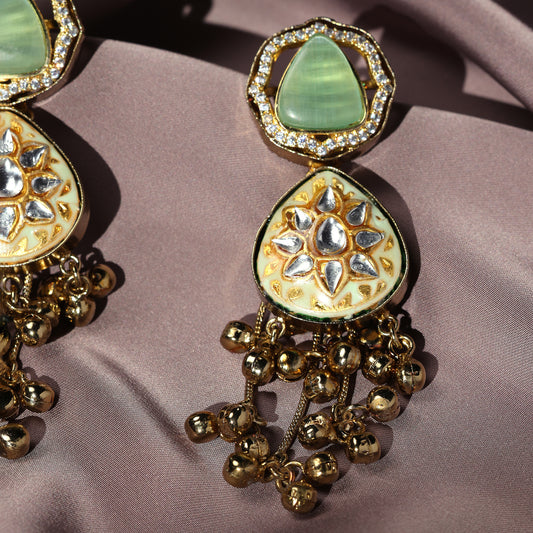REGAL BLOOM TEARDROP EARRINGS