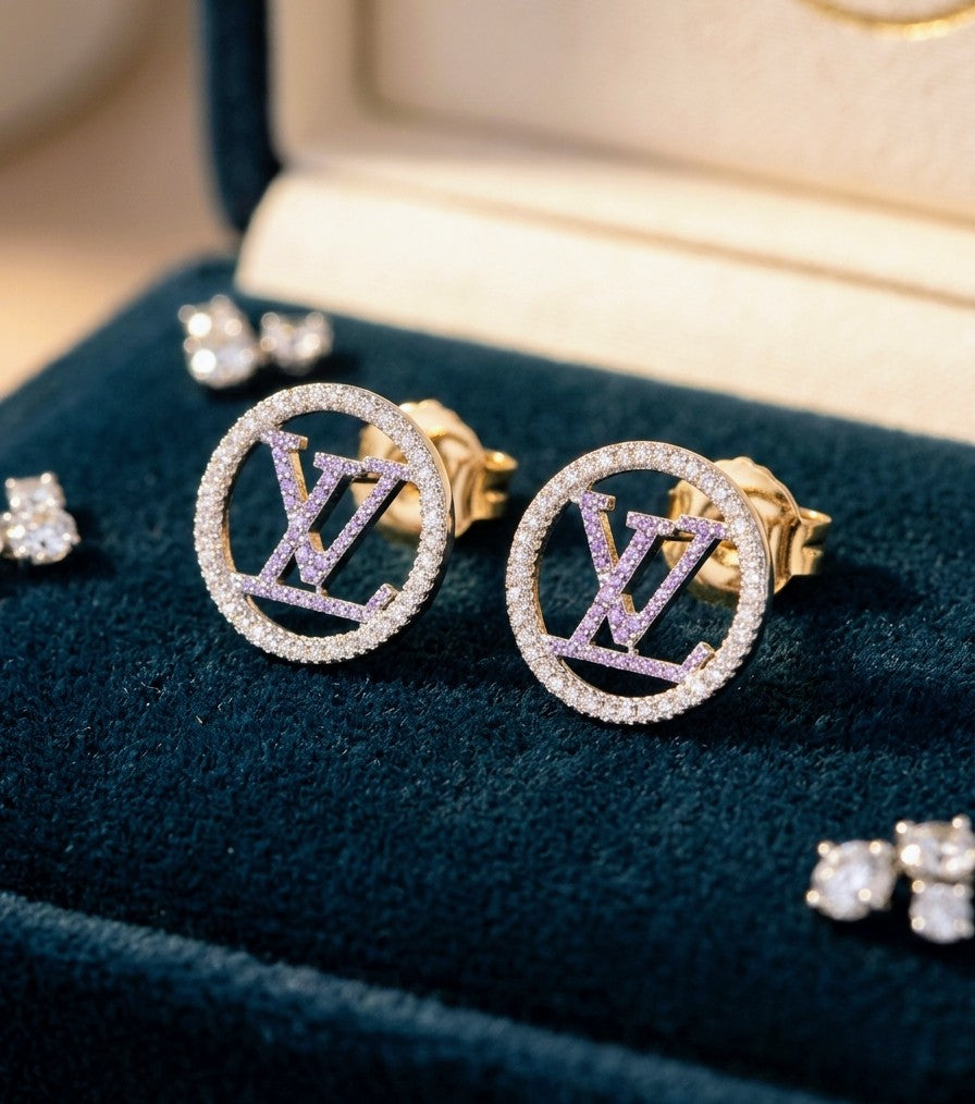 EMERALD CREST CZ EARRINGS