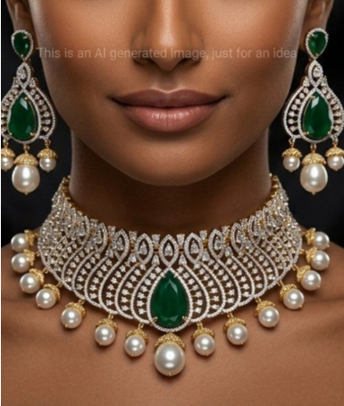 Teardrop Choker & Earrings Set