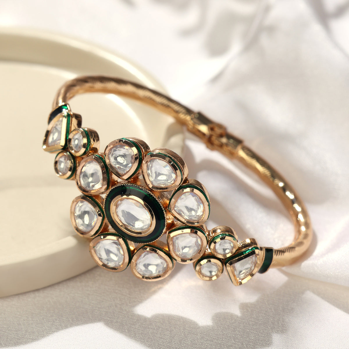 KUNDAN FLORAL BRACELET