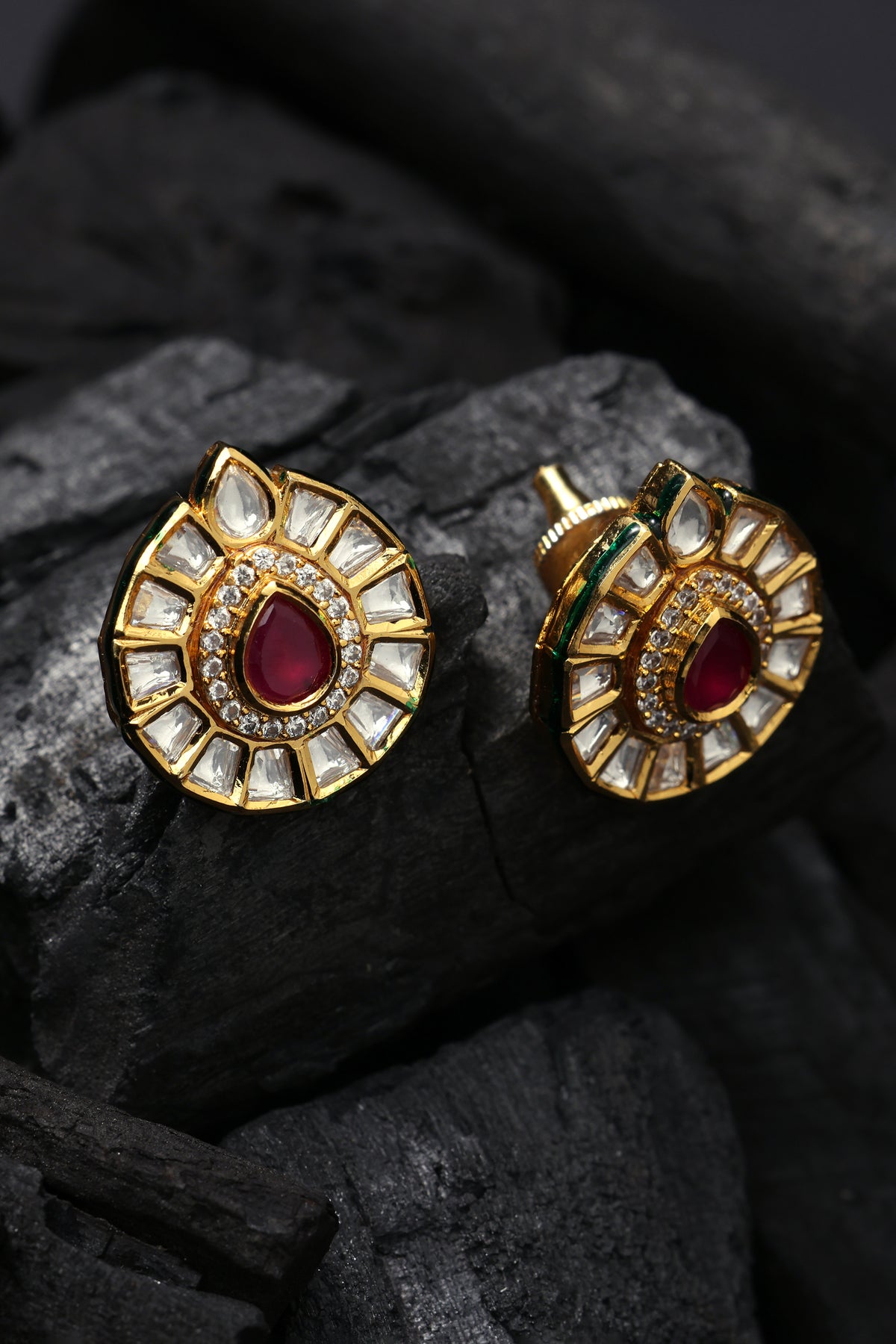 RUBY RADIANCE EARRINGS