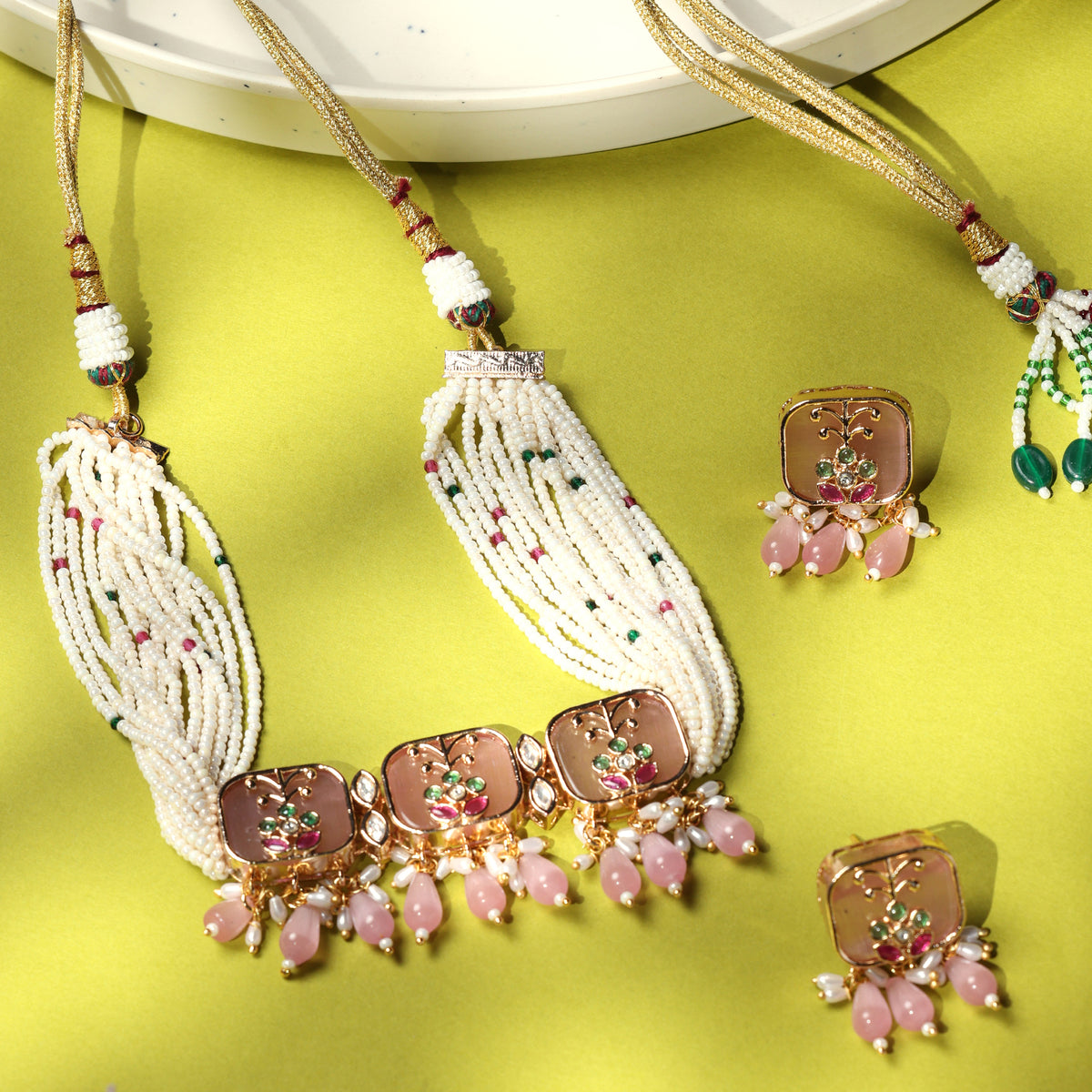 RANGREZ BLOOM MEENAKARI SET