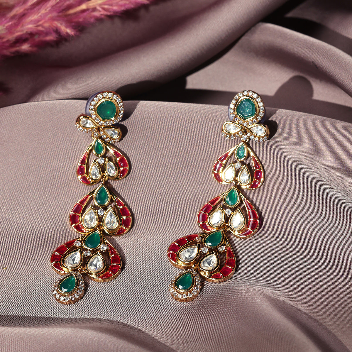 JHARNA LEELA HERITAGE CHANDRIKA EARRINGS