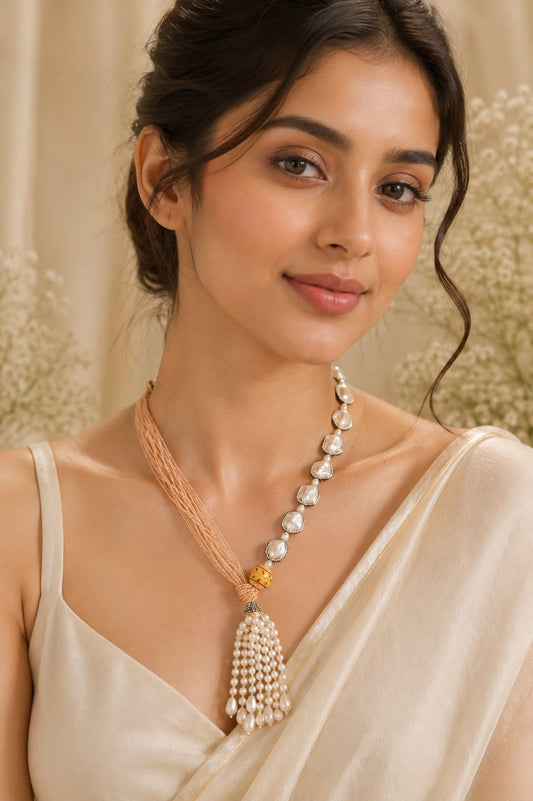 PEACH HARMONY PEARL CASCADE