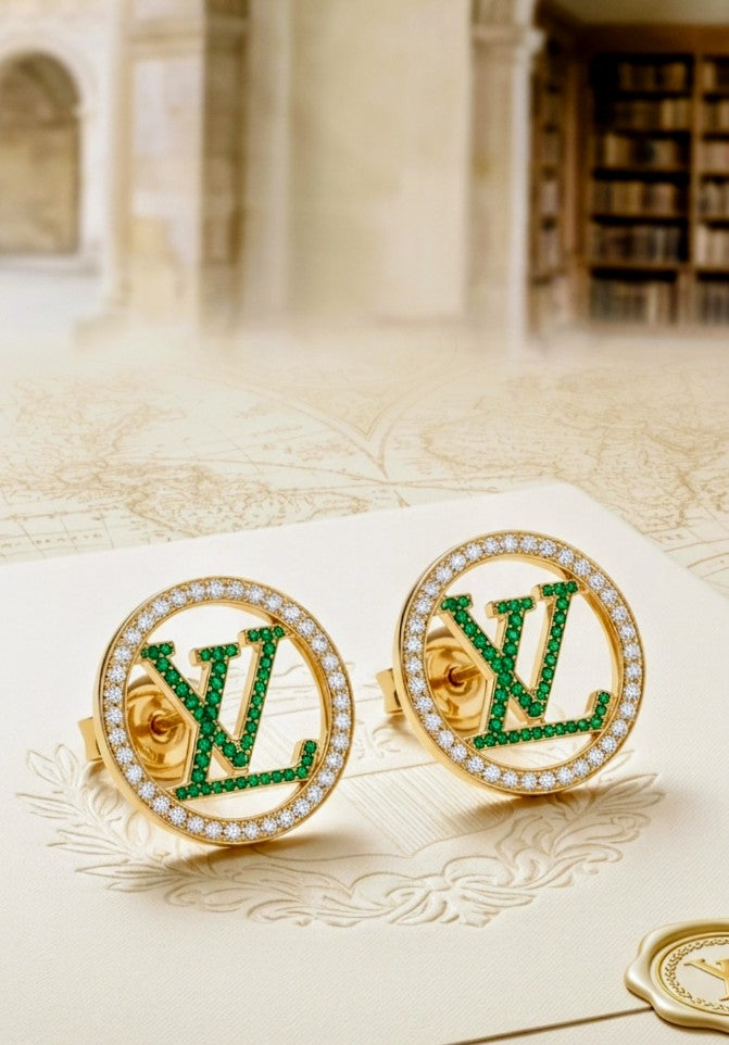 EMERALD CREST CZ EARRINGS