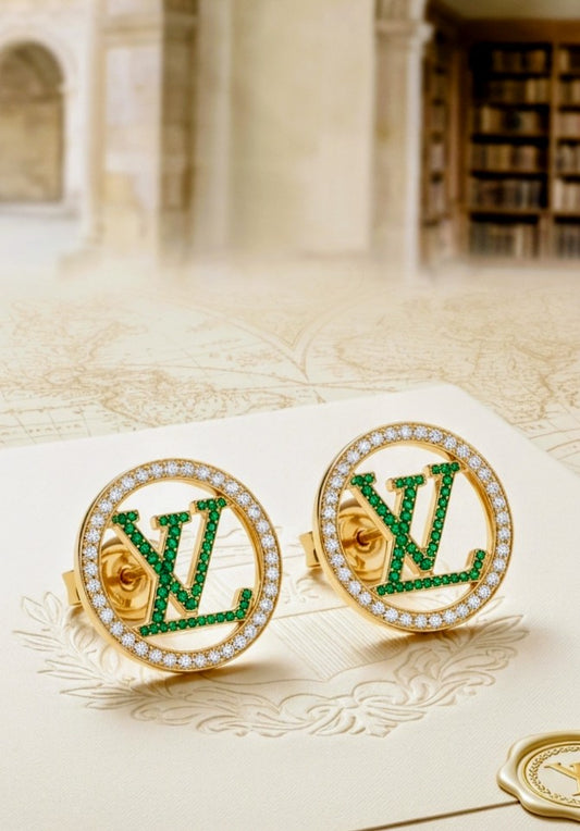 EMERALD CREST CZ EARRINGS