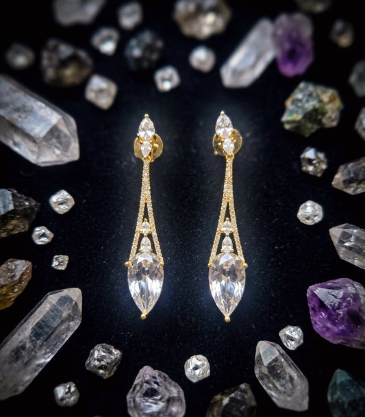 CRYSTAL CASCADE CZ HANGINGS