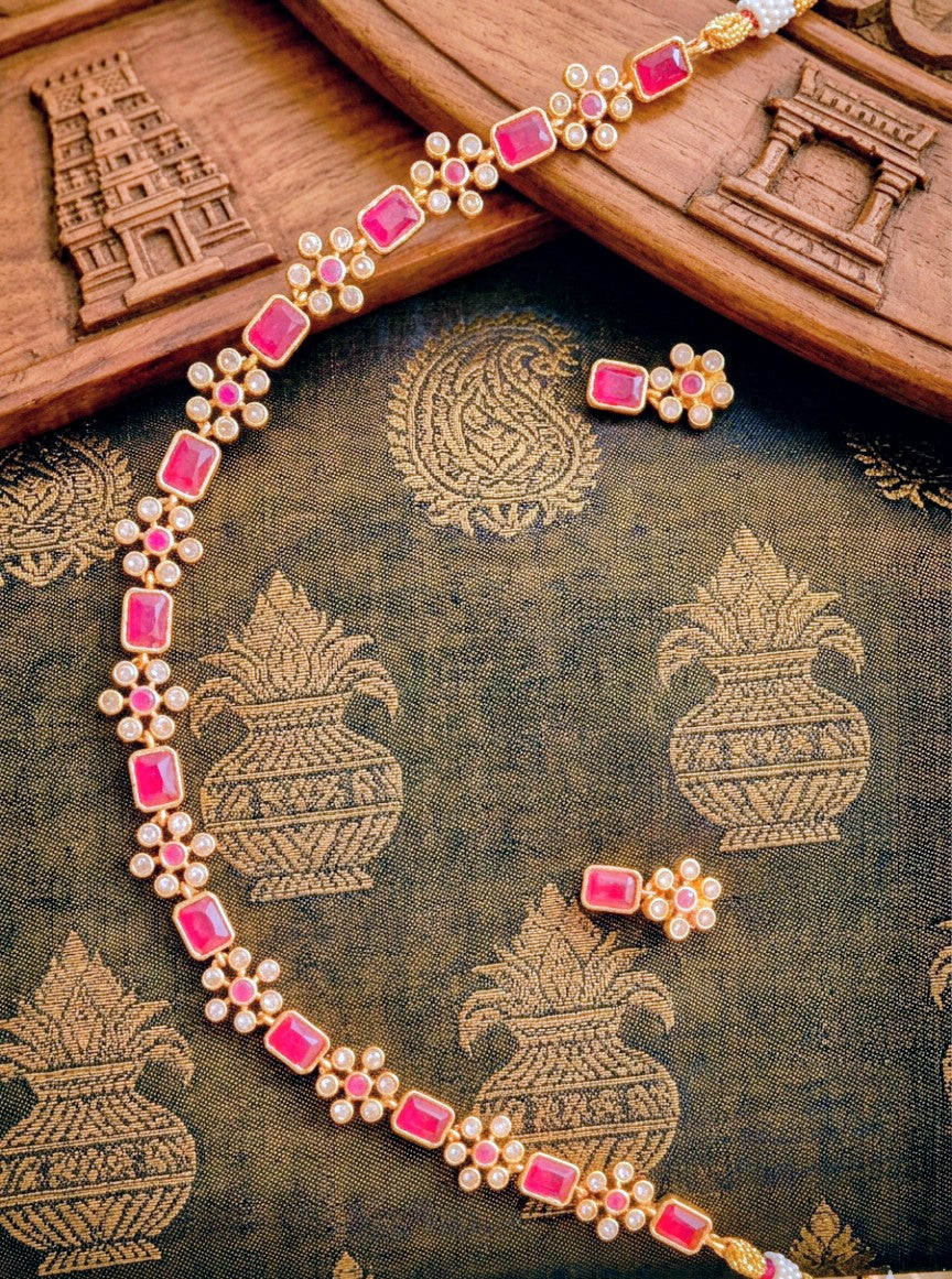 RUBY NECKLACE SET