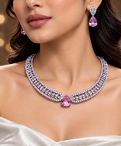 Blue Stone Collar Necklace