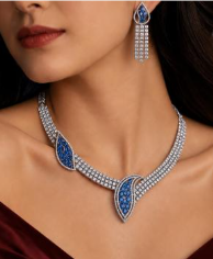 Motif Necklace & Earrings Set