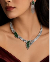 Motif Necklace & Earrings Set