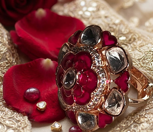 GULAB MANDALA RING