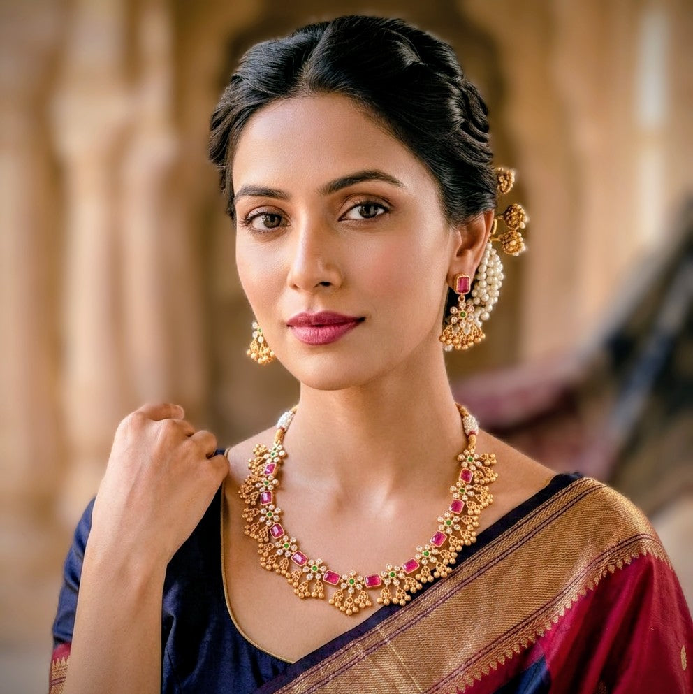 RUBY HERITAGE NECKLACE SET
